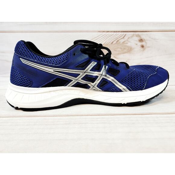 Asics Gel Contend 5 Running Shoe Sneakers Mens Size 10 Extra Wide Blue 1011A252 - Picture 10 of 16